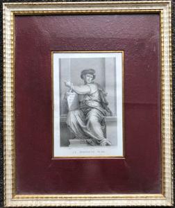 Gravura do profeta Isaías, século XIX, Palazzo Pitti